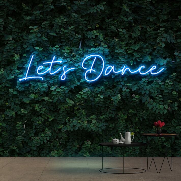 Let's Dance LED-Neonschild für Bar und Club