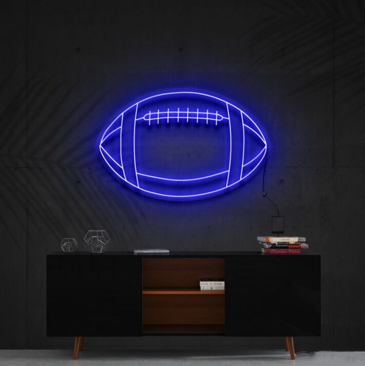 American Football LED-Neonschild für Sportbar und Wohnzimmer