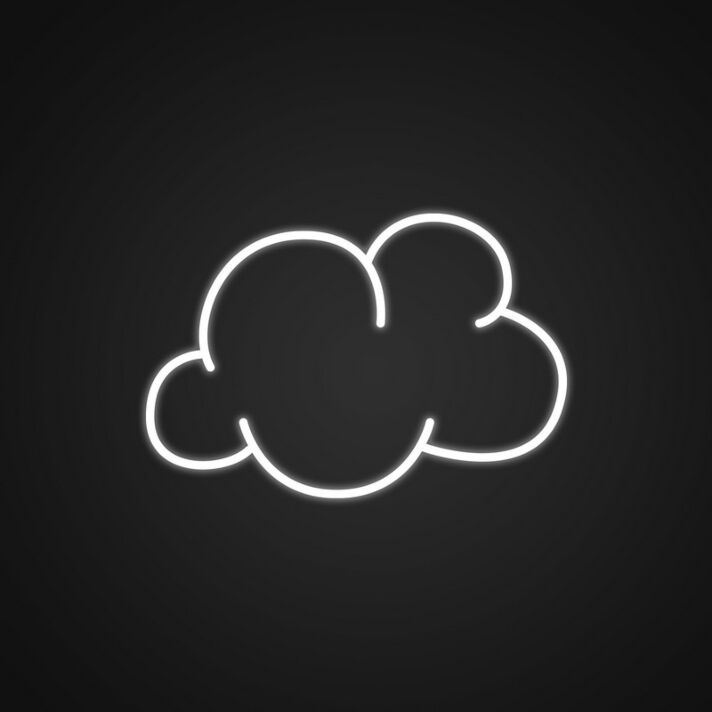 Wolke LED-Neonschild Wohnzimmer Kinderzimmer