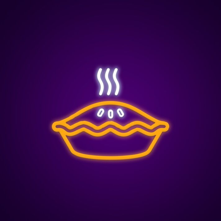 Heißer Kuchen LED-Neonschild für Café und Bäckerei