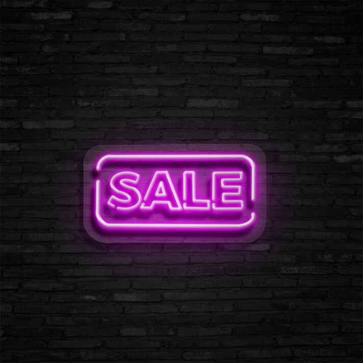 SALE LED-Neonschild für Shop Schaufenster