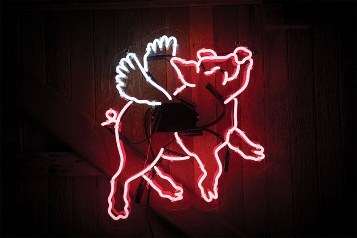 fliegendes Schwein LED-Neonschild Bar Restaurant