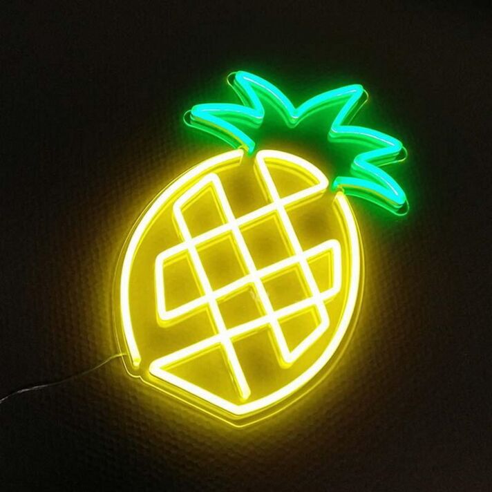 Ananas LED-Neonschild für Küche und Bar