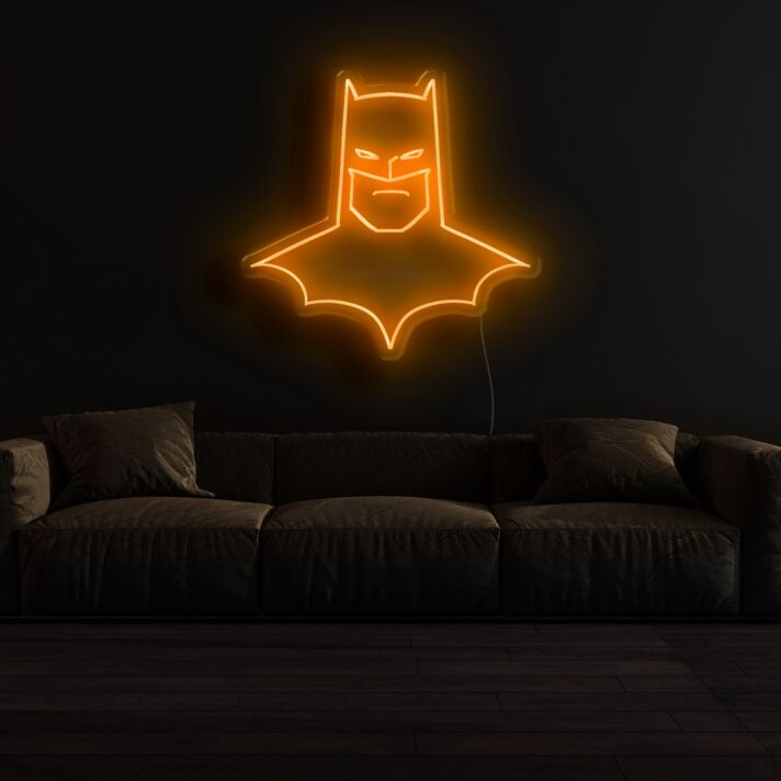 Batman Symbol LED-Neonschild Wohnzimmer Gamingzimmer