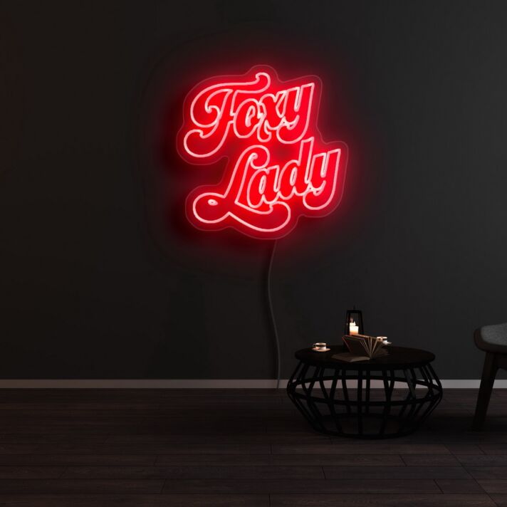 Foxy Lady LED-Neonschild für Bar Club