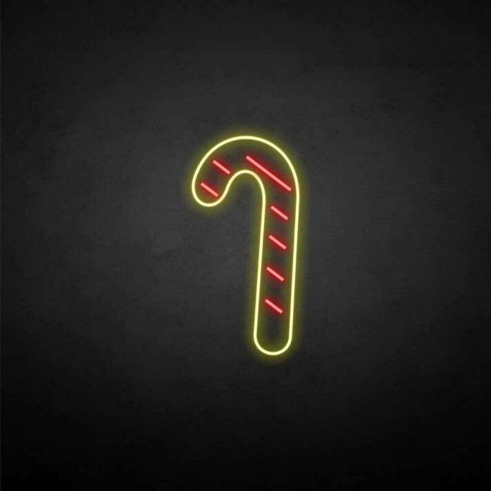 Zuckerstange LED-Neonschild Weihnachten Wohnzimmer