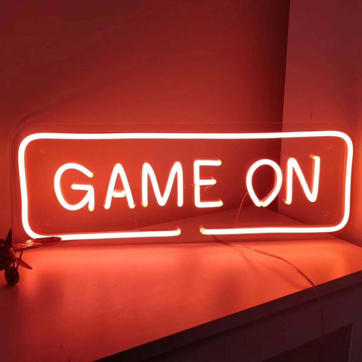 GAME ON LED-Neonschild für Gaming Zimmer