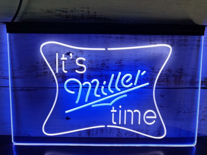 It's Miller time LED-Neonschild für Bar Club