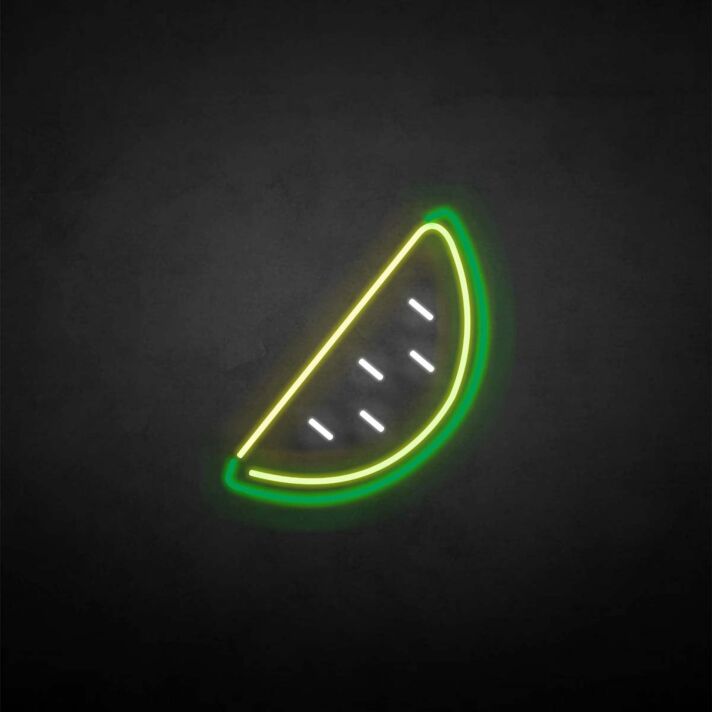 Wassermelonenstück LED-Neonschild für Küche und Bar