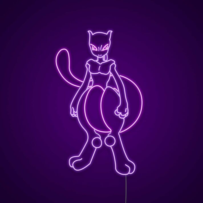Fantasiewesen Katze LED-Neonschild Gaming Zimmer