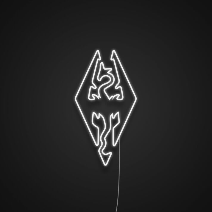 Drachenemblem LED-Neonschild Gamingzimmer Wohnzimmer