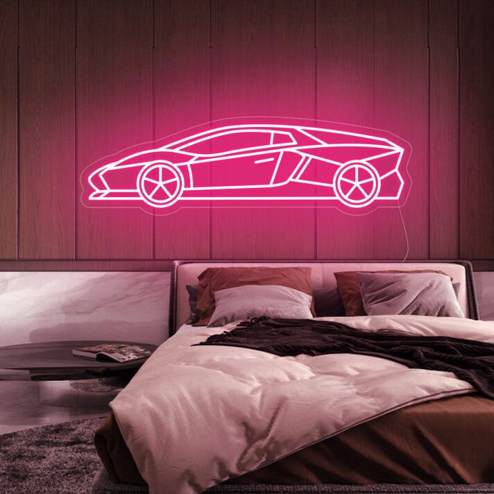 Sportwagen LED-Neonschild Schlafzimmer Wohnzimmer