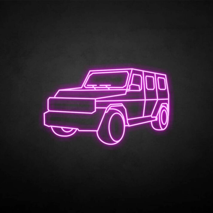 Geländewagen LED-Neonschild Garage Wohnzimmer
