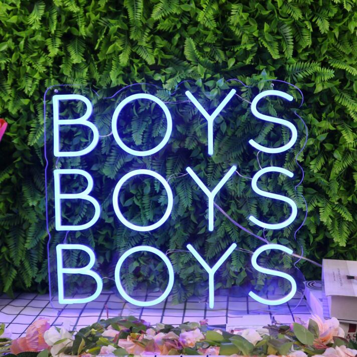BOYS BOYS BOYS LED-Neonschild für Club oder Bar