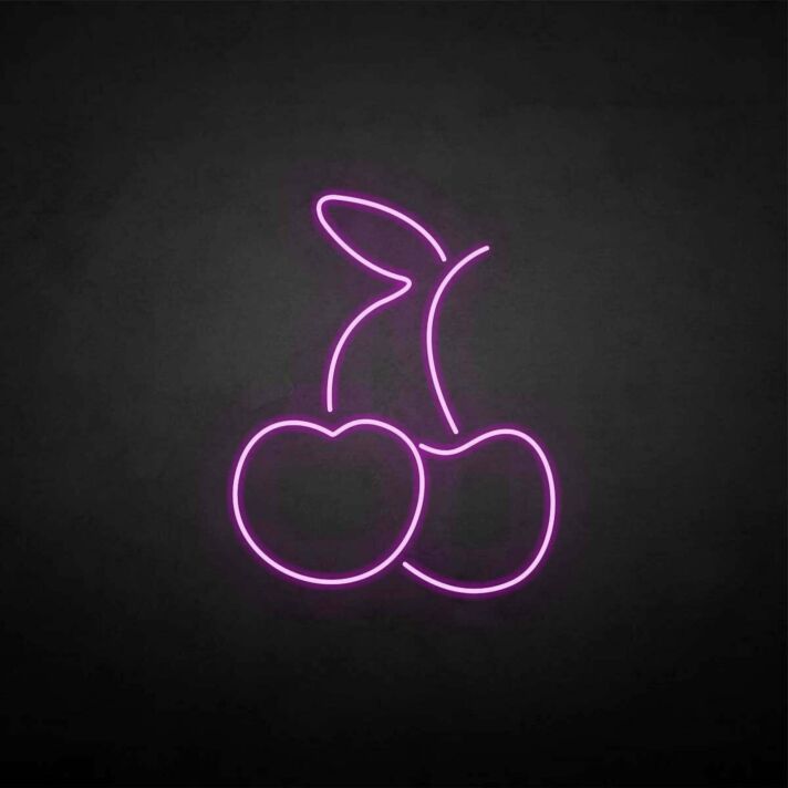 Kirschen LED-Neonschild Küche Bar