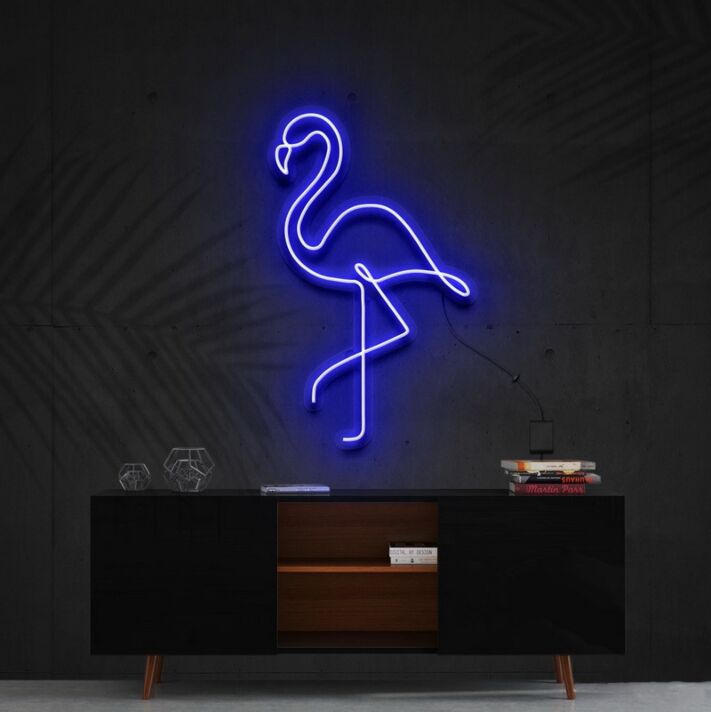 Flamingo LED-Neonschild Wohnzimmer Bar
