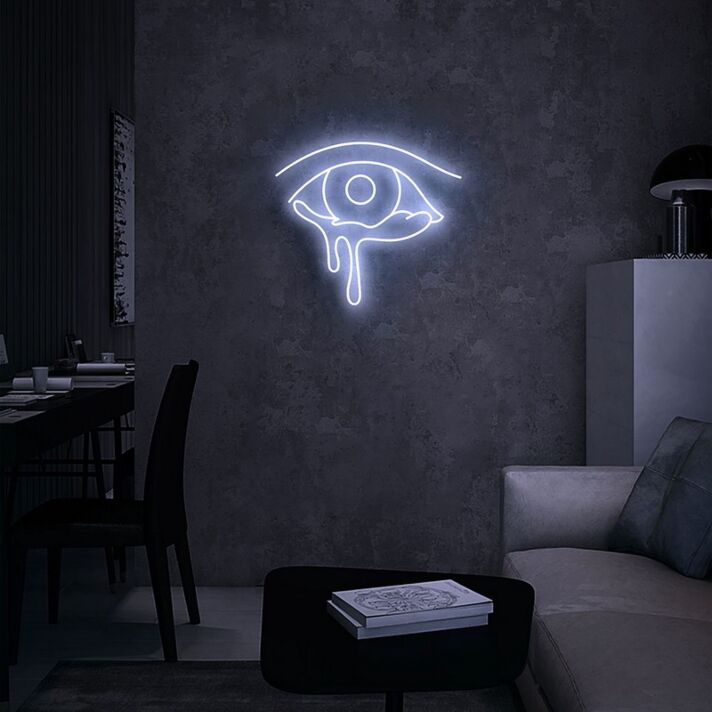 Tränen Auge LED-Neonschild Wohnzimmer Studio