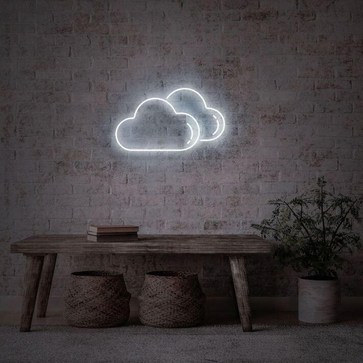 Wolken Symbol LED-Neonschild für Wohnzimmer Schlafzimmer