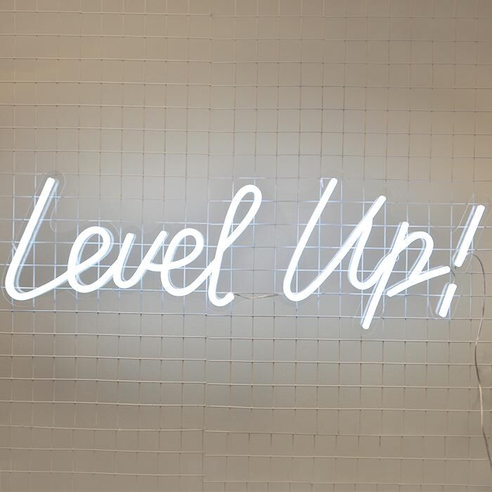Level Up! LED-Neonschild Gaming Wohnzimmer