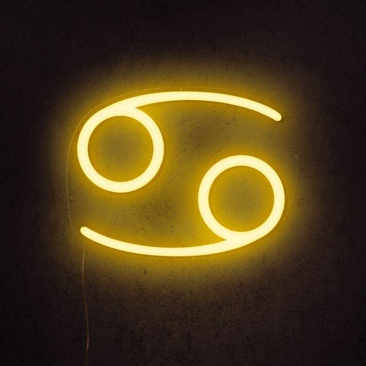 Krebs Sternzeichen Symbol LED-Neonschild Wohnzimmer Schlafzimmer