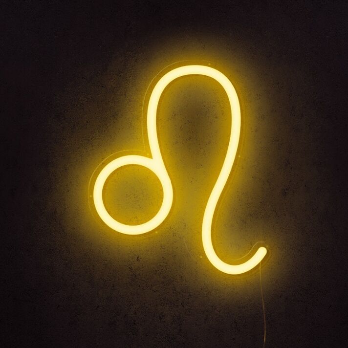 Löwe Sternzeichen Symbol LED-Neonschild Wohnzimmer Schlafzimmer