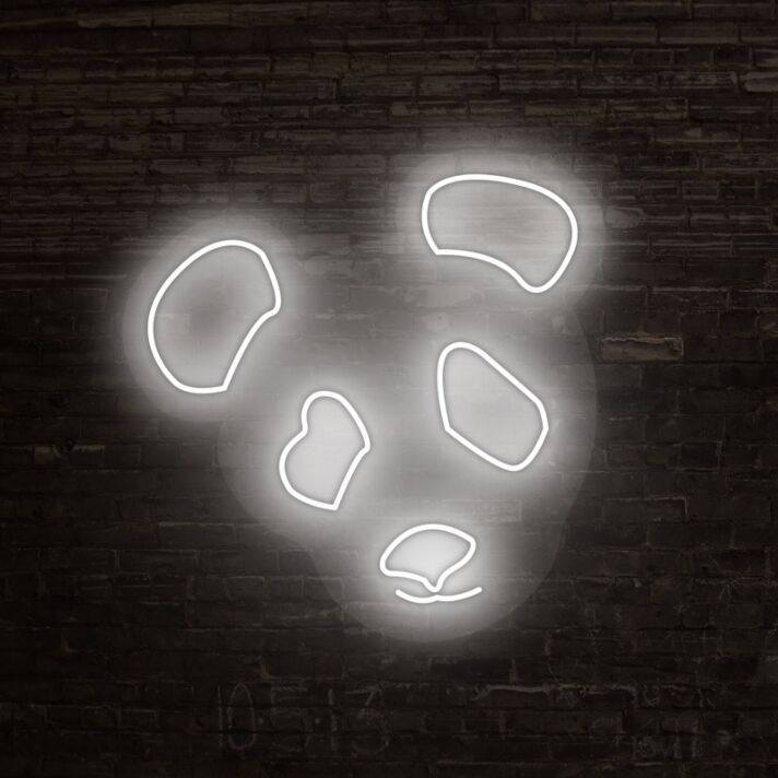 Panda Gesicht LED-Neonschild Wohnzimmer Kinderzimmer