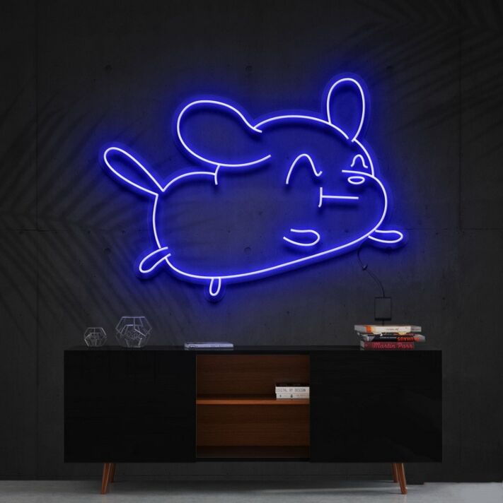 fliegende Cartoon-Maus LED-Neonschild Wohnzimmer Kinderzimmer