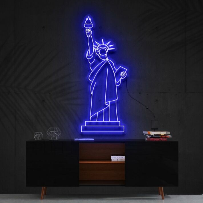 Freiheitsstatue LED-Neonschild Wohnzimmer Büro