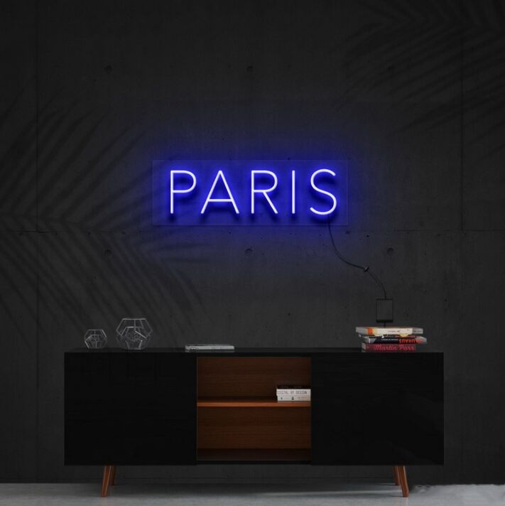 PARIS LED-Neonschild für Wohnzimmer Schlafzimmer