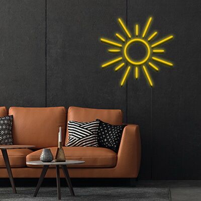 Sonne LED-Neonschild Wohnzimmer Dekoration