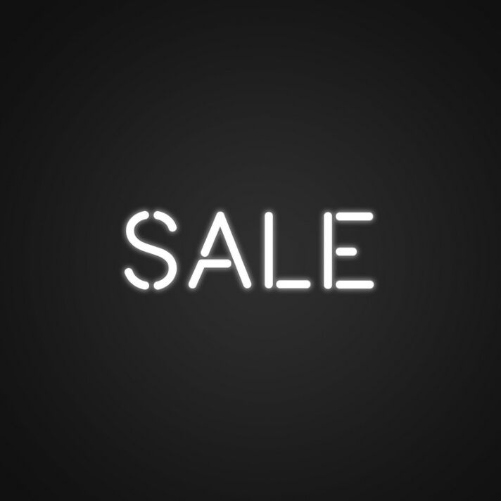 SALE LED-Neonschild für Einzelhandel Schaufenster