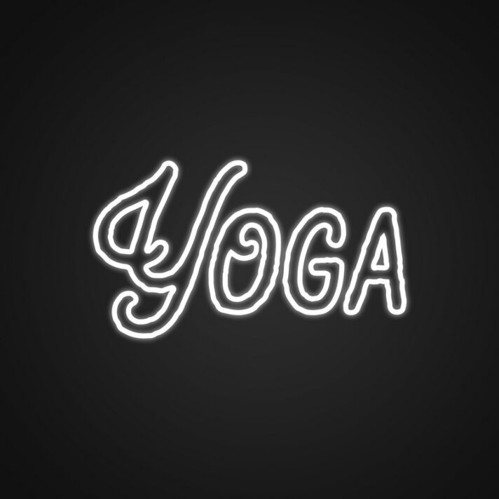 Yoga LED-Neonschild für Yoga Studio und Home Gym