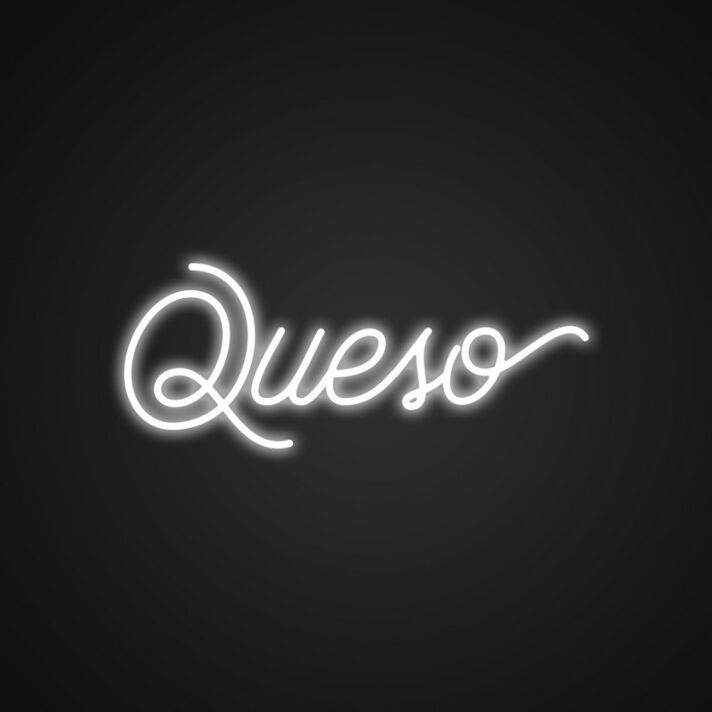 Queso LED-Neonschild für Restaurant Bar