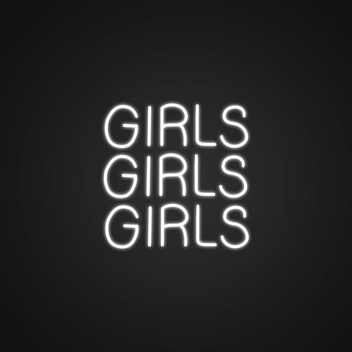 GIRLS GIRLS GIRLS LED-Neonschild für Bar Club