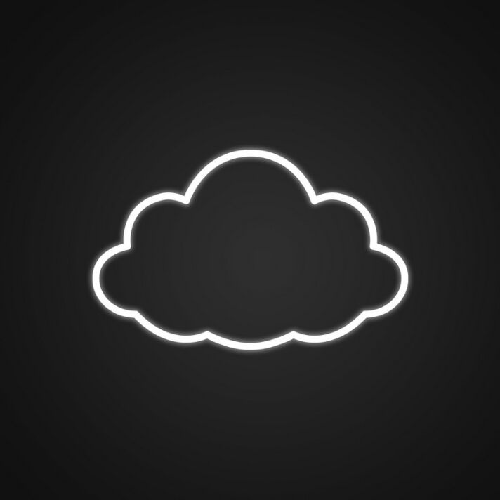 Wolke LED-Neonschild Wohnzimmer Kinderzimmer