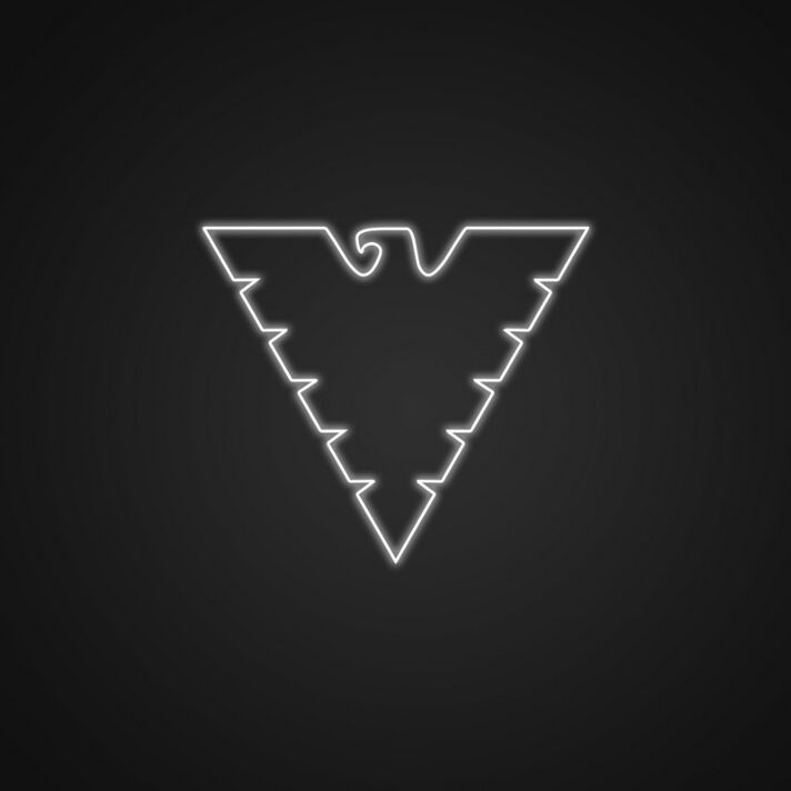 stiliserter Adler LED-Neonschild Büro Wohnzimmer