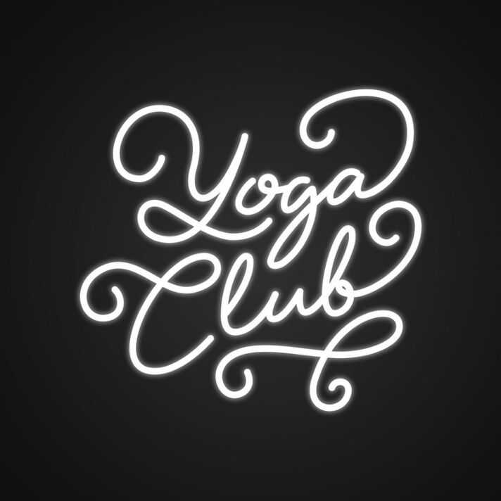 Yoga Club LED-Neonschild Yoga Studio