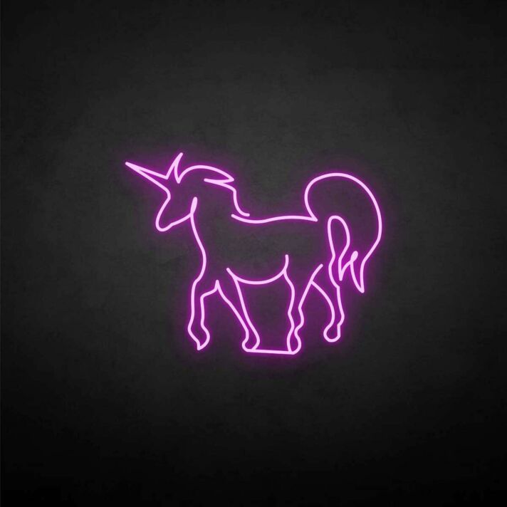 Einhorn LED-Neonschild für Kinderzimmer Party