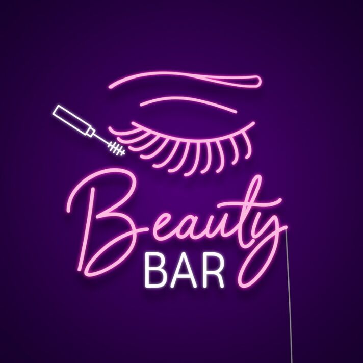 Beauty BAR LED-Neonschild für Kosmetikstudio Salon
