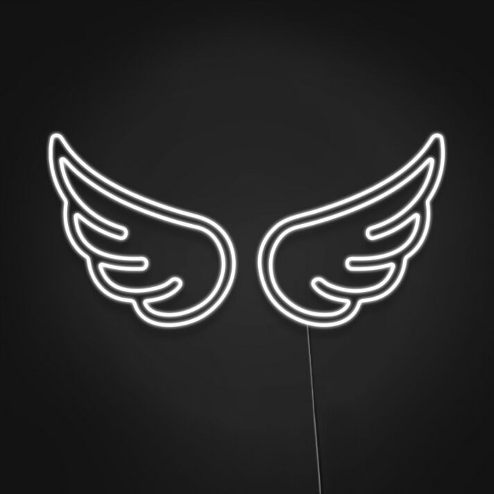 Engelsflügel LED-Neonschild Wohnzimmer Schlafzimmer