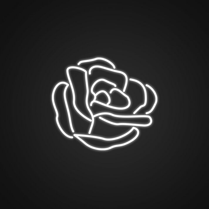 Rosenblüte LED-Neonschild Wohnzimmer Schlafzimmer