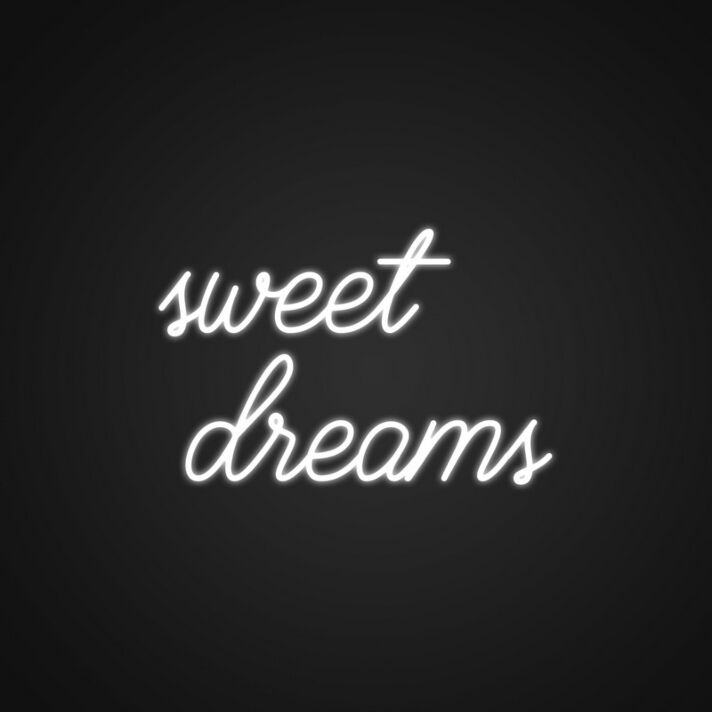 sweet dreams LED-Neonschild Schlafzimmer Wohnzimmer