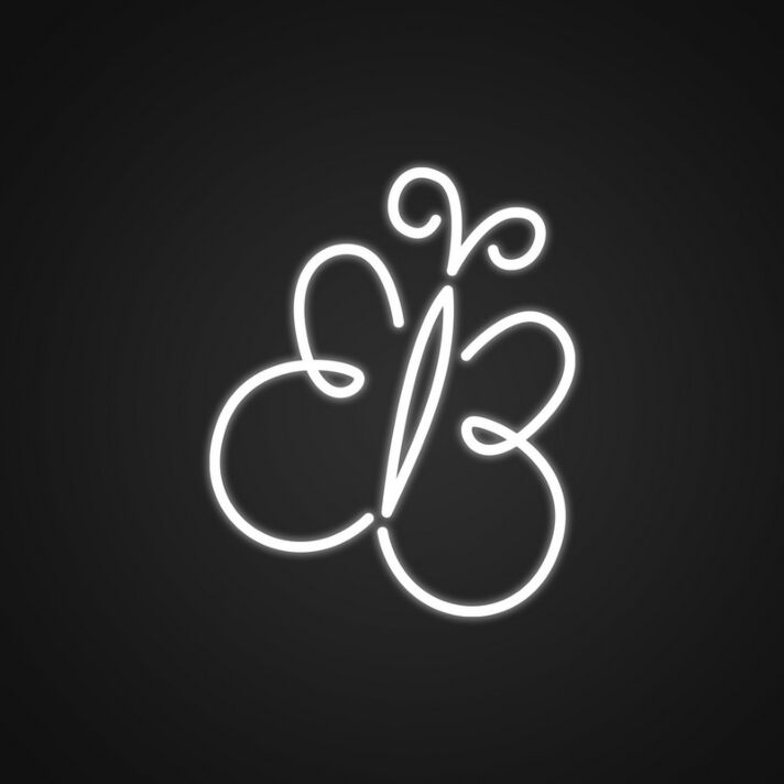 Schmetterling LED-Neonschild Wohnzimmer Kinderzimmer