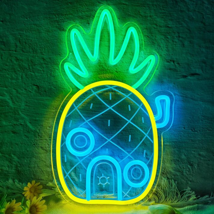 Ananas Haus LED-Neonschild Wohnzimmer Bar