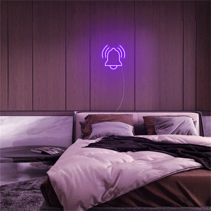 Glockensymbol LED-Neonschild für Schlafzimmer