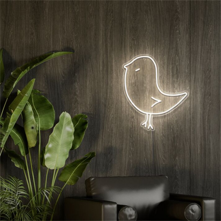 Vogel LED-Neonschild Wohnzimmer Cafe