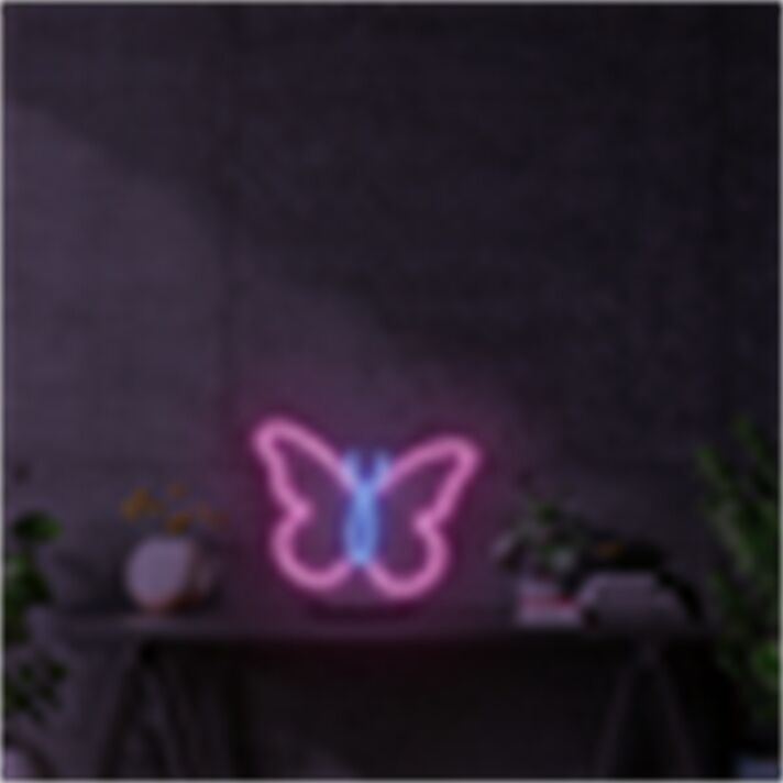 Schmetterling LED-Neonschild Wohnzimmer Schlafzimmer