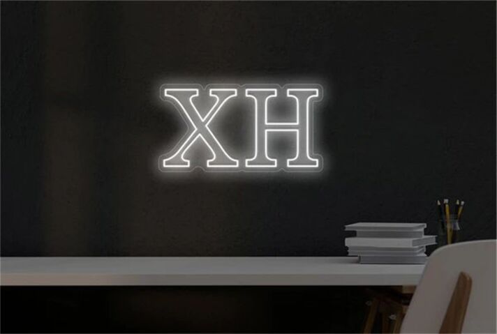 XH LED Neon Buchstaben als moderne Wanddekoration
