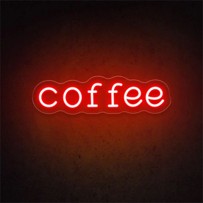 coffee LED-Neonschild für Café und Küche