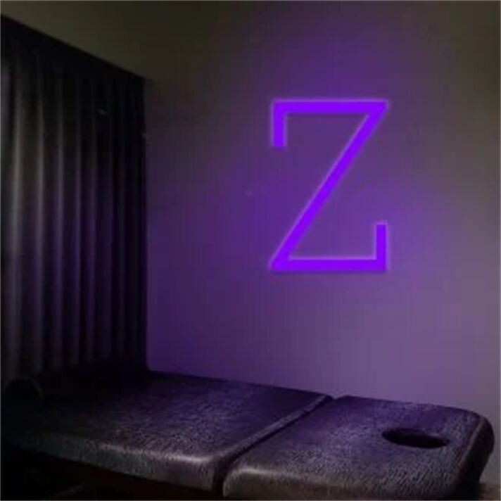 Brighten Up Your Celebrations and Spaces: Customized LED Neon Light Letter Z for Bedrooms, Parties, Weddings, and Storefronts.